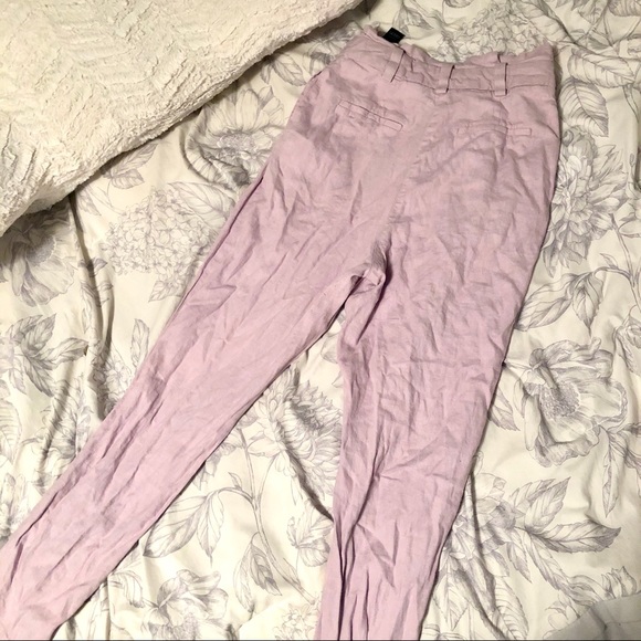 ASOS Casual Linen Pants Lilac - Picture 7 of 7
